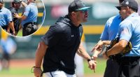 Coastal Carolina head coach ejected in first inning of CWS championship elimination game