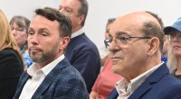 Assistant County Attorney Sean Moylan, left, and County Attorney Al Hadeed. (© FlaglerLive)