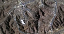 Satellite view of the Fordow nuclear site in Iran, which was bombed by US planes during a mission dubbed Operation Midnight Hammer