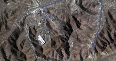 Satellite view of the Fordow nuclear site in Iran, which was bombed by US planes during a mission dubbed Operation Midnight Hammer