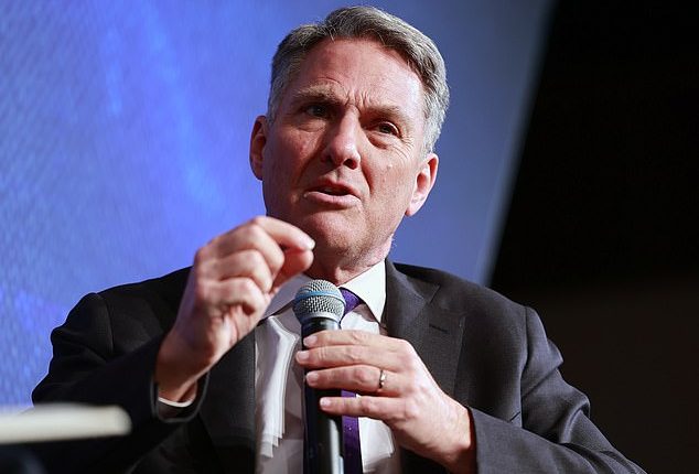 Defence Minister Richard Marles was quizzed on the threat China poses in the Indo-Pacific at a 'Defending Australia' summit on Monday. But stopped short of calling the country a 'threat'
