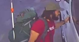 CCTV showing 39-year-old Kyle Mali entering a 2023 Toyota HiAce rental before his trip