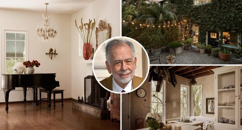 Director Gia Coppola’s childhood home — once owned by Francis Ford Coppola — can now be yours