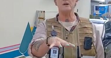 City of Gold Coast worker Helen (pictured) told the dog owner there had been a complaint about her pet, which was tied to a tree outside a motorhome