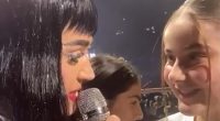 Katy Perry shared a sweet moment with a young fan at her Sydney show on Wednesday night. During the set, Perry invited a young fan called Tiana on stage, with the little girl admitting she was missing out on studying for an exam to attend the show