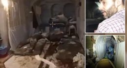Dramatic footage captures moment body of Hamas chief Mohammad Sinwar is pulled from hiding lair