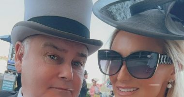 Eamonn Holmes looks loved up with girlfriend Katie Alexander as they glam up for romantic date at Royal Ascot