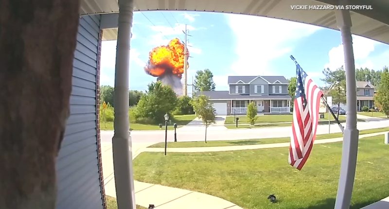 Equipment failure leads to explosion in NW Indiana, video shows