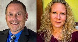 Mike Rinaldi and Katie Hansen. (Flagler Schools)