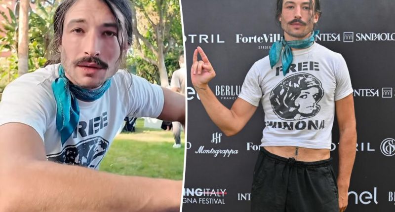 Ezra Miller gives bizarre interview about their ‘tentative’ Hollywood return after shocking Cannes appearance