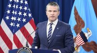 Defense Secretary Pete Hegseth speaks during a news conference at the Pentagon in Washington, Sunday, June 22, 2025, after the U.S. military struck three sites in Iran, directly joining Israel's effort to destroy the country's nuclear program