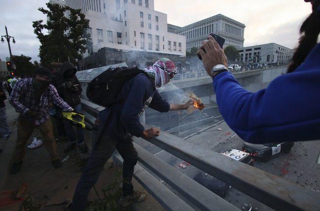 Five Charged with Assault, Molotov Cocktails in LA Riots