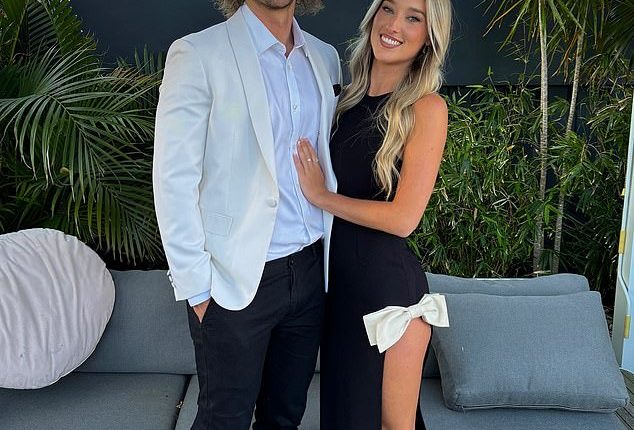 Nicho Hynes' partner Piper has marked the couple's one-year anniversary with a romantic post to social media