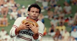 Graham Eadie is pictured in his prime as he played a starring role in driving Manly to four grand final wins