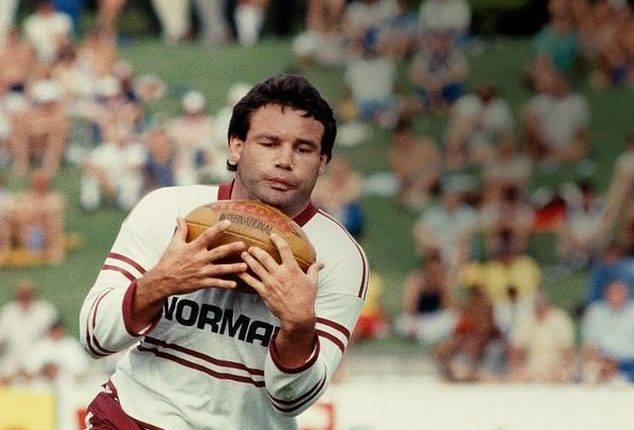 Graham Eadie is pictured in his prime as he played a starring role in driving Manly to four grand final wins