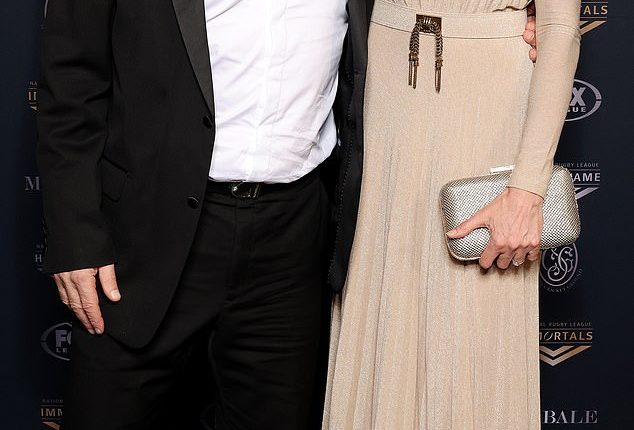 Footy legend Ben Elias (pictured with Anne Finnie) has labelled Australian radio tsar Alan Jones an 'absolute great man' who has devoted his life to selflessly helping other people
