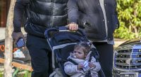 NRL star James Tedesco and his wife Maria were spotted enjoying a family day this week at Sydney's Taronga Zoo with their daughter Rosie (pictured)