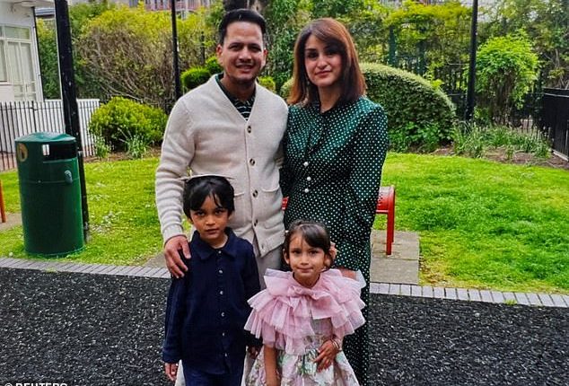 Harrods brand ambassador Mariam Ali Syed, 35, her husband Javed - a manager at the Best Western Kensington Olympia Hotel - and their children, Zayn, five, and Amani, four, were passengers on stricken Air India Flight 171