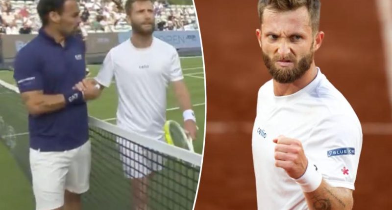 Heated tennis handshake features fiery ‘pig,’ ‘piece of s–t’ exchange