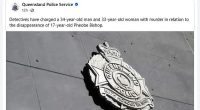 Kylie Johnson took to Facebook to mark three weeks since her 'Phee Phee' disappeared just moments before she received tragic confirmation from Queensland Police that her daughter was never coming home (her updated post is pictured)