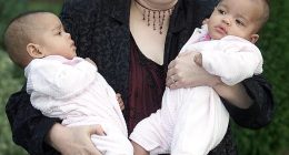 Judith Kilshaw (pictured) found herself at the centre of an international scandal after adopting the six-month old girls who had already been sold to a childless couple in America