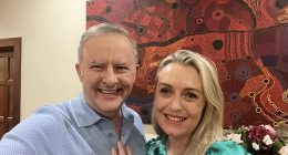 She's one of the most recognisable women in Australia, yet few people know that the Prime Minister's fiancee Jodie Haydon is not even the most famous member of her own clan (pictured: the happy couple following their Valentine's Day engagement last year)