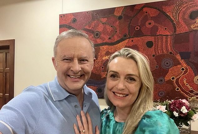 She's one of the most recognisable women in Australia, yet few people know that the Prime Minister's fiancee Jodie Haydon is not even the most famous member of her own clan (pictured: the happy couple following their Valentine's Day engagement last year)