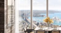 Pictured is an artist's impression of the three-storey penthouse at One Sydney Harbour in Barangaroo purchased for $141.55million by multimillionaire Yan Zhang