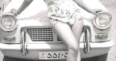Under the rule of King Shah Mohammad Reza Pahlavi, who was an ally of Britain and the U.S., the hijab was even banned because it was argued it suppressed women. Above: An Iranian woman poses in a swimsuit at the beach in Iran