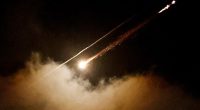 A missile launched from Iran towards Israel is seen from Ramallah, Israeli-occupied West Bank, June 16, 2025