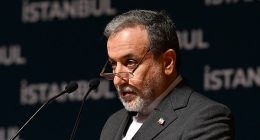 Iranian Foreign Minister Abbas Araghchi delivered a speech during a press conference today, during which he called Donald Trump a 'lawless bully'