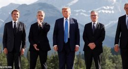 Iran delivered a message to Trump at the G7 summit last week (pictured) threatening to unleash sleeper cell terrorists if the US attacked Iran