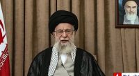 Khamenei spoke in a video broadcast on Iranian state television, his first appearance since June 19