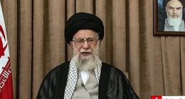 Khamenei spoke in a video broadcast on Iranian state television, his first appearance since June 19