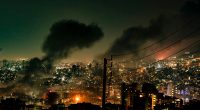 Smoke rises from locations targeted in Tehran amid the third day of Israel’s waves of strikes against Iran, on June 15, 2025.