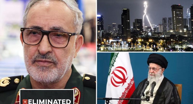 Israeli military says it killed Iran’s wartime chief of staff