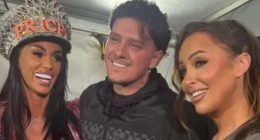 JJ Slater reunites with MAFS ex Ella Morgan as he cosies up to her AND girlfriend Katie Price in brand new snap