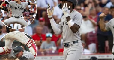Jazz Chisholm blasts homer as bat does talking this time to help Yankees roll by Reds