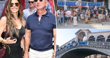 Jeff Bezos and Lauren Sánchez’s wedding planners defend couple amid Venice protests