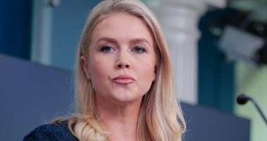Karoline Leavitt Flaunts A Little Too Much Leg At Work In Wannabe Melania Dress
