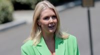 Karoline Leavitt's Fugly Green Blazer Looks Ripped From Her Older Husband's Closet