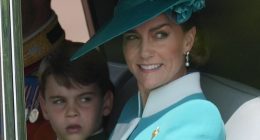 The Princess of Wales was the image of elegance as she attended Trooping the Colour today