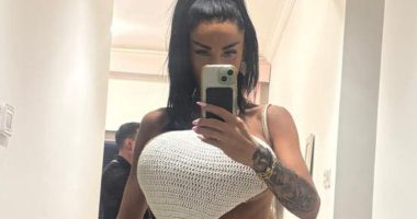 Katie Price slammed for ‘basically naked’ outfit as she ditches underwear in COMPLETELY see-through skirt in Dubai