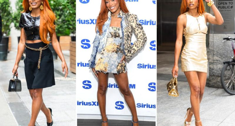 Keke Palmer models three stunning vintage looks in two days