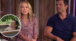 Kelly Ripa Teases Mark Consuelos and Orlando Bloom As They Chat About Cold Plunges On ‘Live’: “I Think You Both Have A Screw Loose”