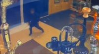 Pictured is an outtake from CCTV footage obtained by Nine News depicting a young male believed to have been involved in the incident on Friday night