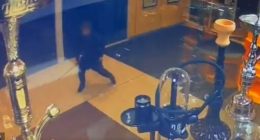 Pictured is an outtake from CCTV footage obtained by Nine News depicting a young male believed to have been involved in the incident on Friday night
