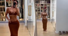 Kim Kardashian gives rare glimpse inside her lavish closet in $60M LA mansion