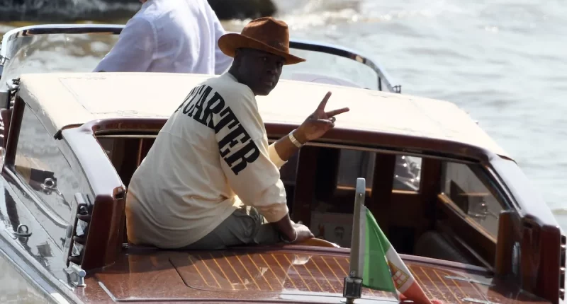Kris Jenner’s Boyfriend Corey Gamble Arrives in Venice for Jeff Bezos’ Wedding