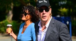 Laurence Fox arrives at court charged with sex offences after ‘sharing upskirting photo of TV star Narinder Kaur’